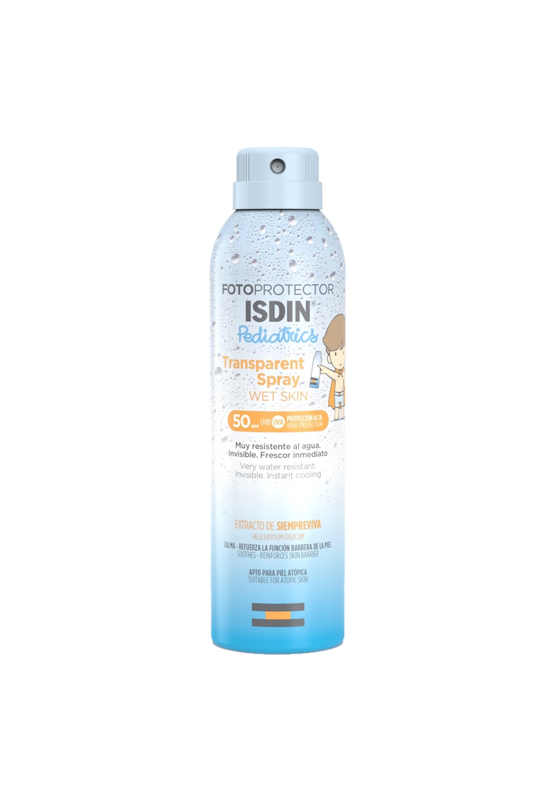 Oferte la Spray transparent pentru copii  Pediactrics Wet Skin - SPF 50+ - pentru protectie solara - 250 ml