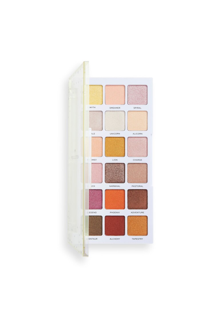 Oferte la Paleta farduri pleoape I Heart Revolution - Unicorn Heart Glow - 18 nuante