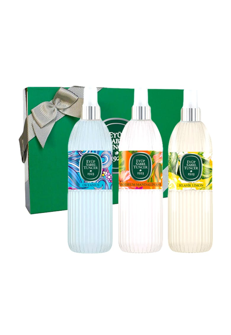 Oferte la Set Eyup Sabri Tuncer - Apa de Colonie 80° Lamaie 150 ml - Apa de Colonie 68° Bodrum Mandarin 150 ml - Apa de Colonie 68° Ocean 150 ml