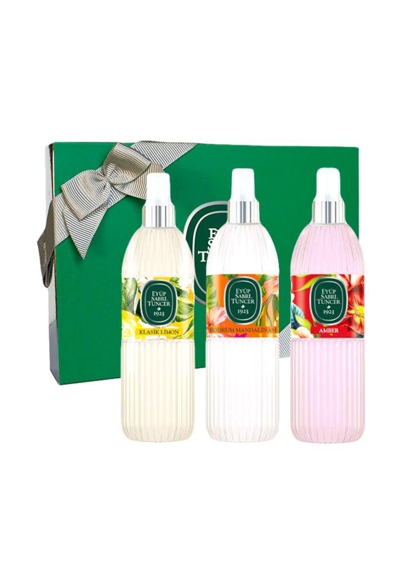 Oferte la Set Eyup Sabri Tuncer - Apa de Colonie 80° Lamaie 150 ml - Apa de Colonie 68° Bodrum Mandarin 150 ml - Apa de Colonie 68° Amber 150 ml