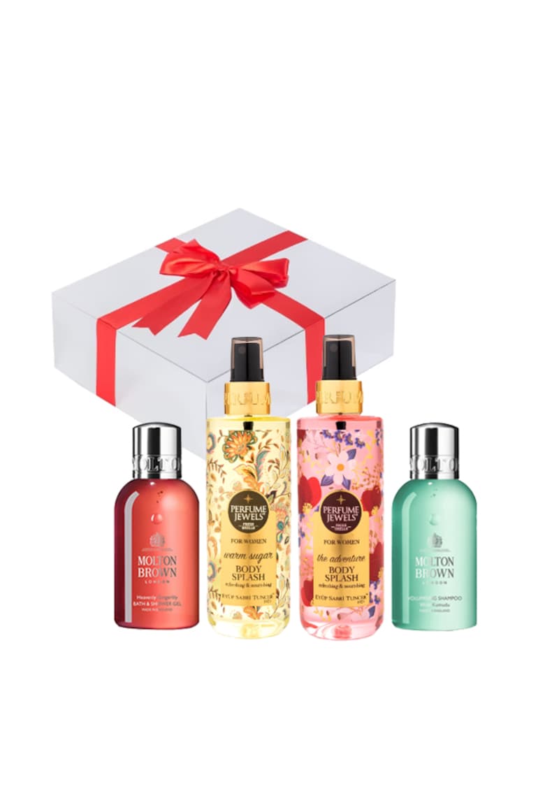 Set Enjoy Your Day - Femei - 2 x Spray de Corp Eyup 250 ml - Gel de dus Gingerlily 100ml + Sampon de volum Kumudu 100 ml