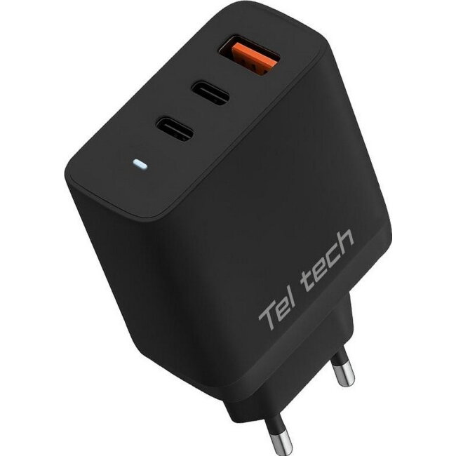 Oferte la Incarcator GaN USB / 2x Type-C 65W Negru