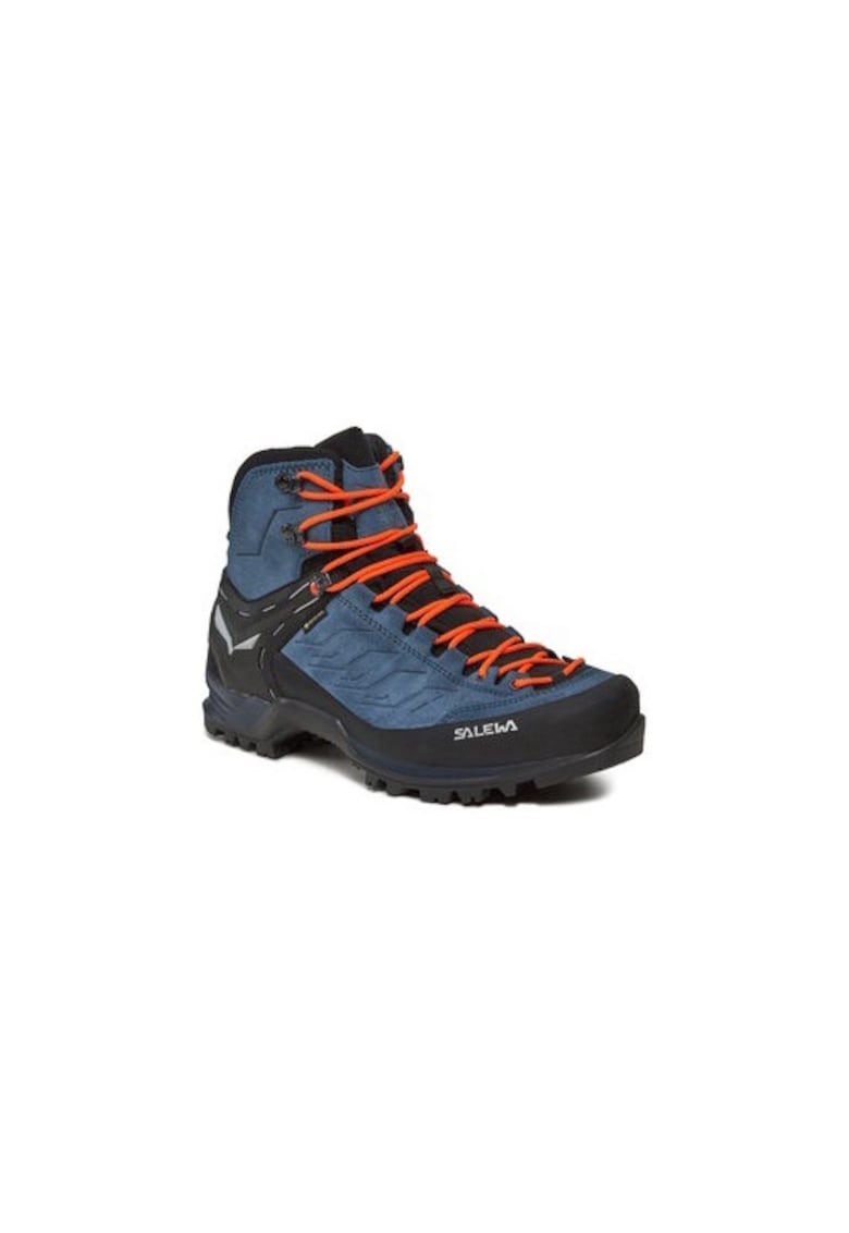Oferte la Bocanci trekking barbati  302278220 - Piele naturala - Albastru - Albastru