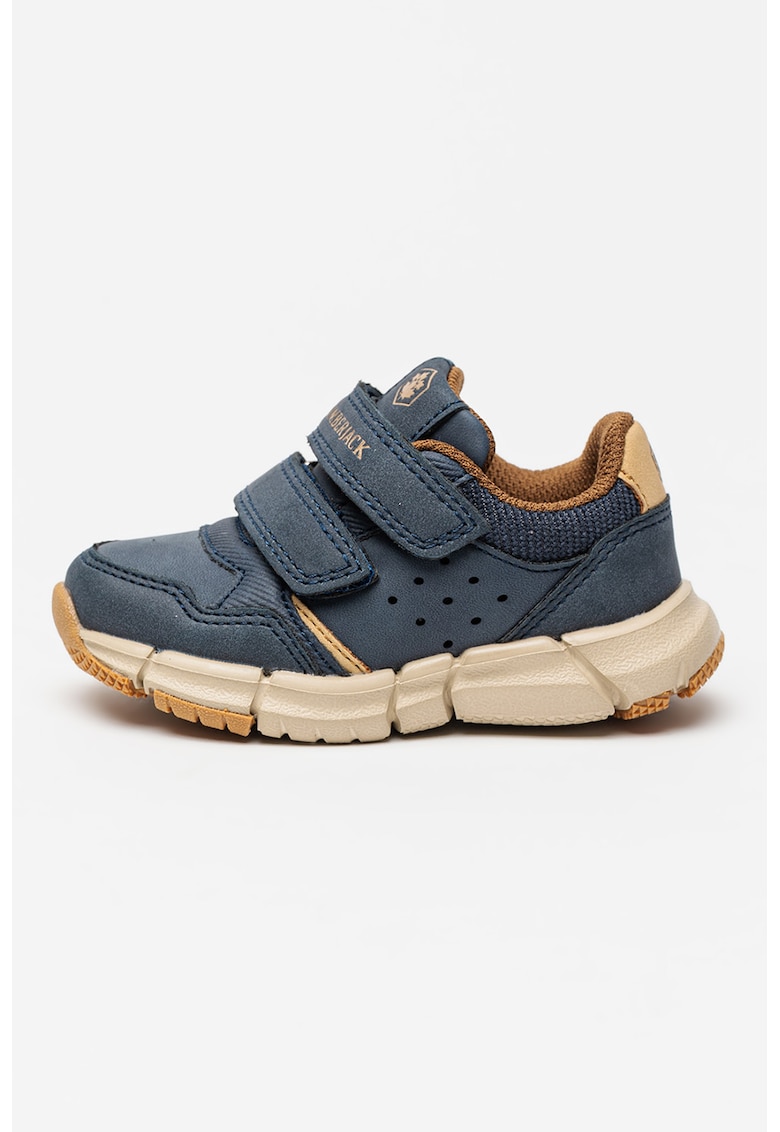Oferte la Pantofi sport low-cut cu velcro - Albastru prafuit/Maro nisip