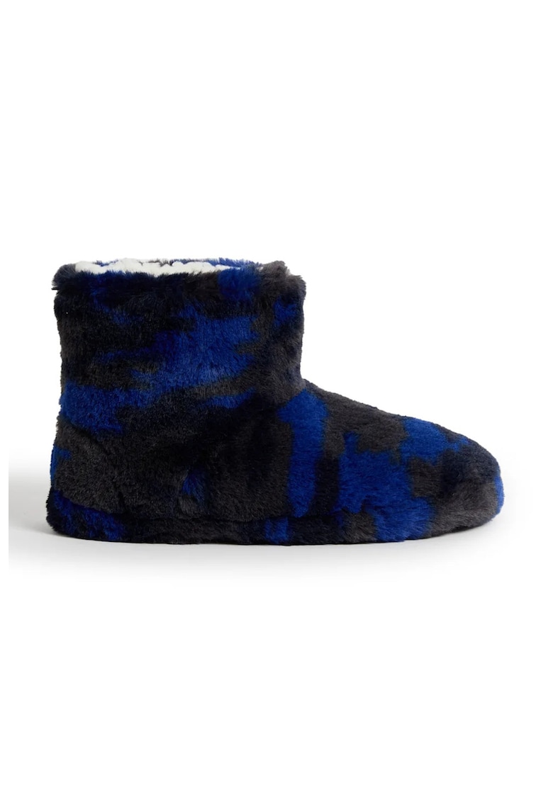 Oferte la Botosei pufosi - Negru/Albastru