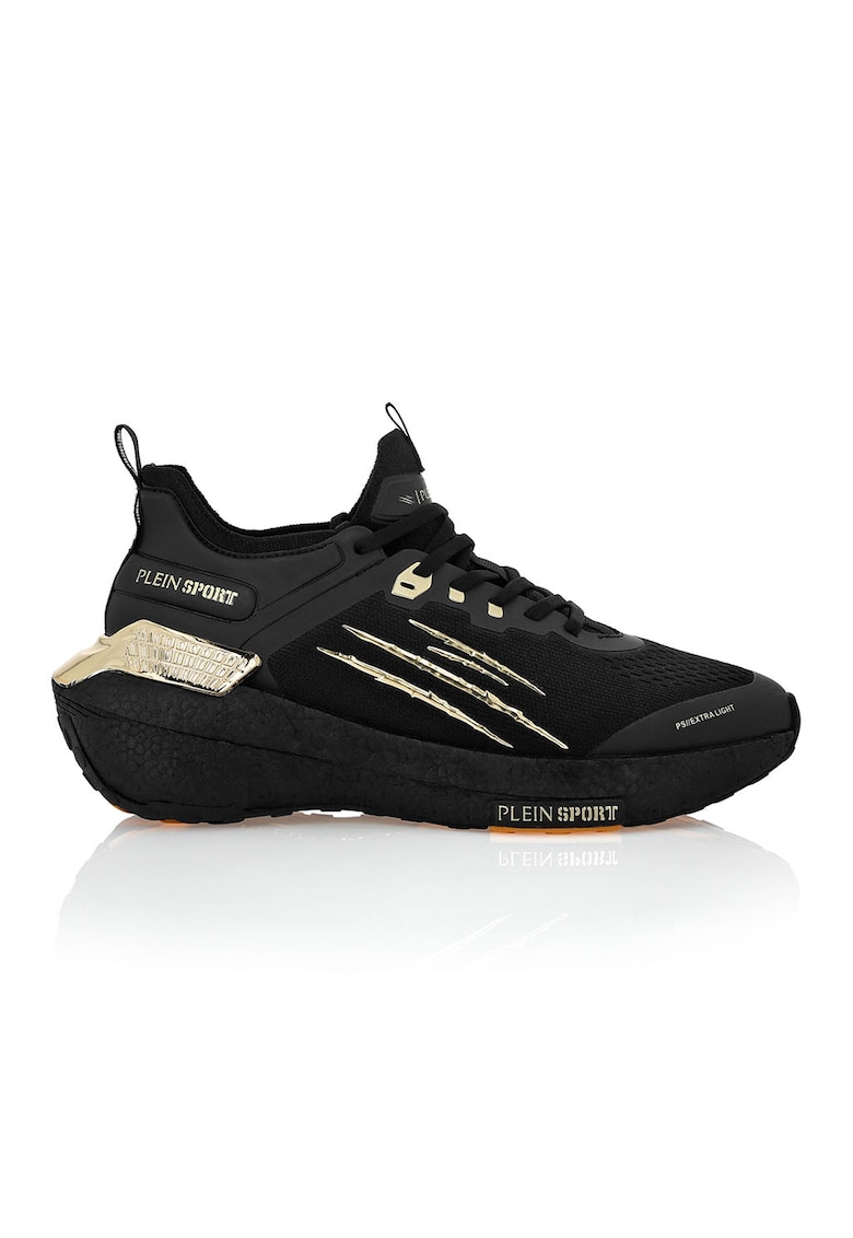 Oferte la Pantofi sport wedge foarte usori Stealth Runner - Alb fildes/Negru