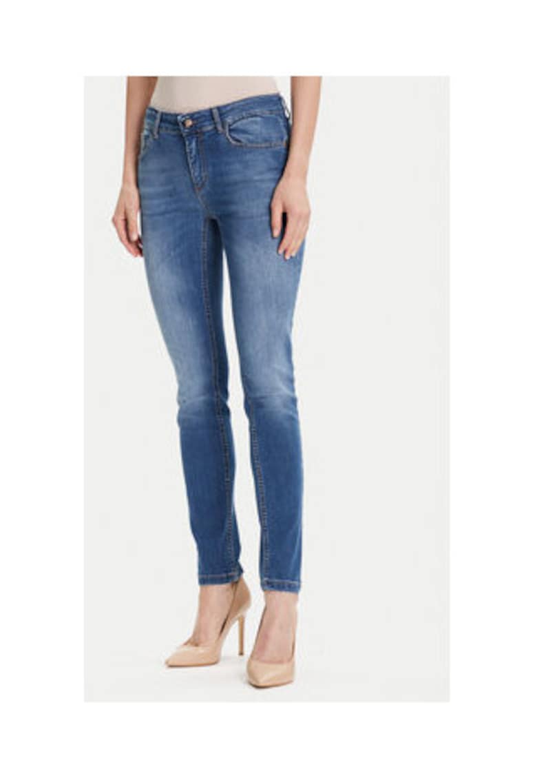 Oferte la Blugi dama -  albastru - bumbac/elastan