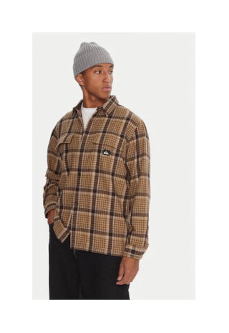 Oferte la Camasa pentru barbati -  lana/poliester/acril/nylon - maro -