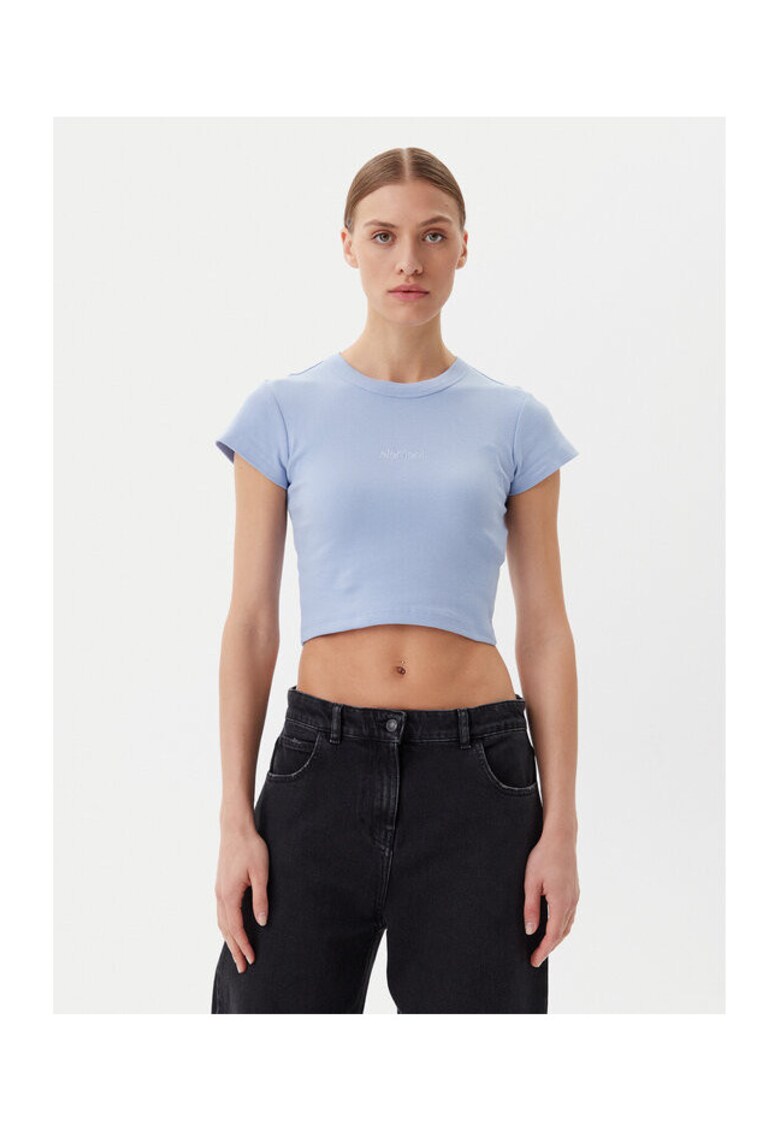 Oferte la Tricou dama  albastru - fabricat moale