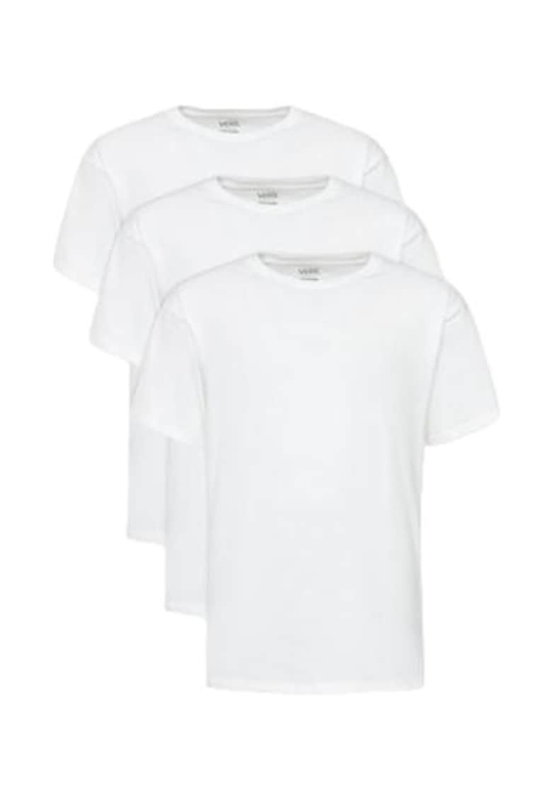 Oferte la Set 3 tricouri barbati -  alb - 100% bumbac -