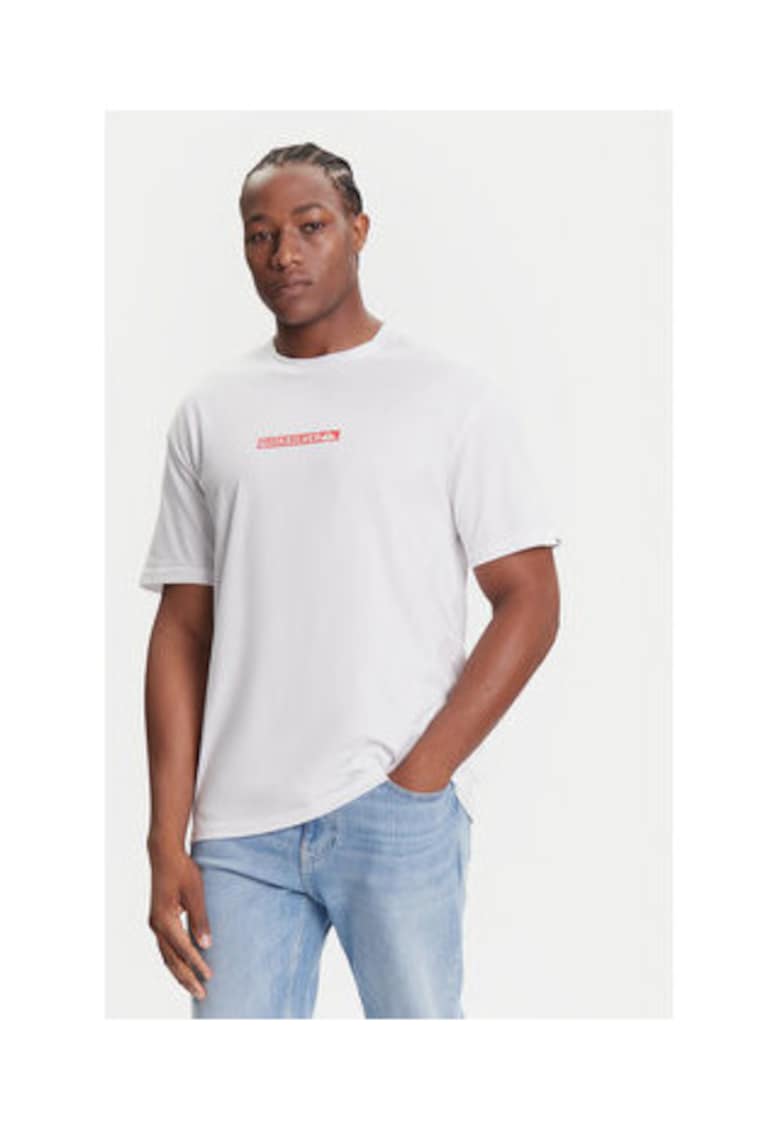 Tricou barbati -  alb - 100% bumbac organic