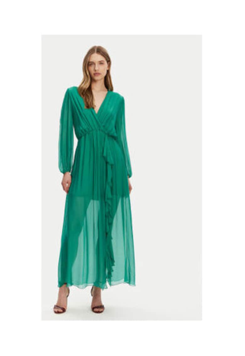 Oferte la Rochie de vara -  verde - 70% viscoza - 30% matase -
