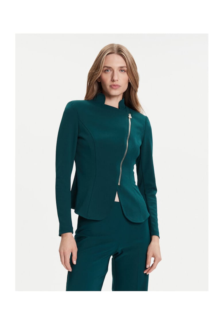 Oferte la Sacou dama -  verde - poliester si elastan