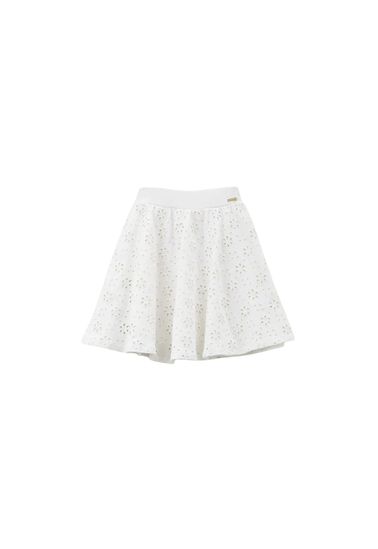 Oferte la Fusta  pentru fete - bumbac alb - 134