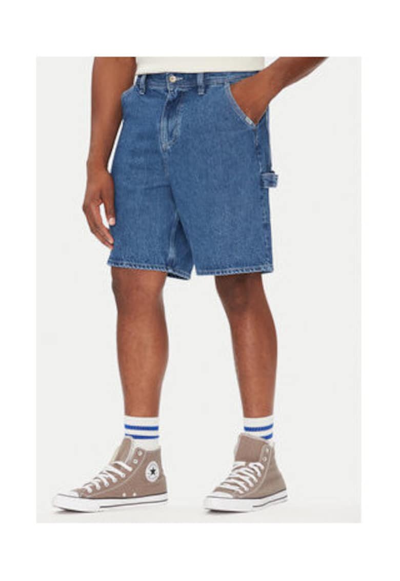 Oferte la Pantaloni scurti pentru barbati -  bumbac - albastru