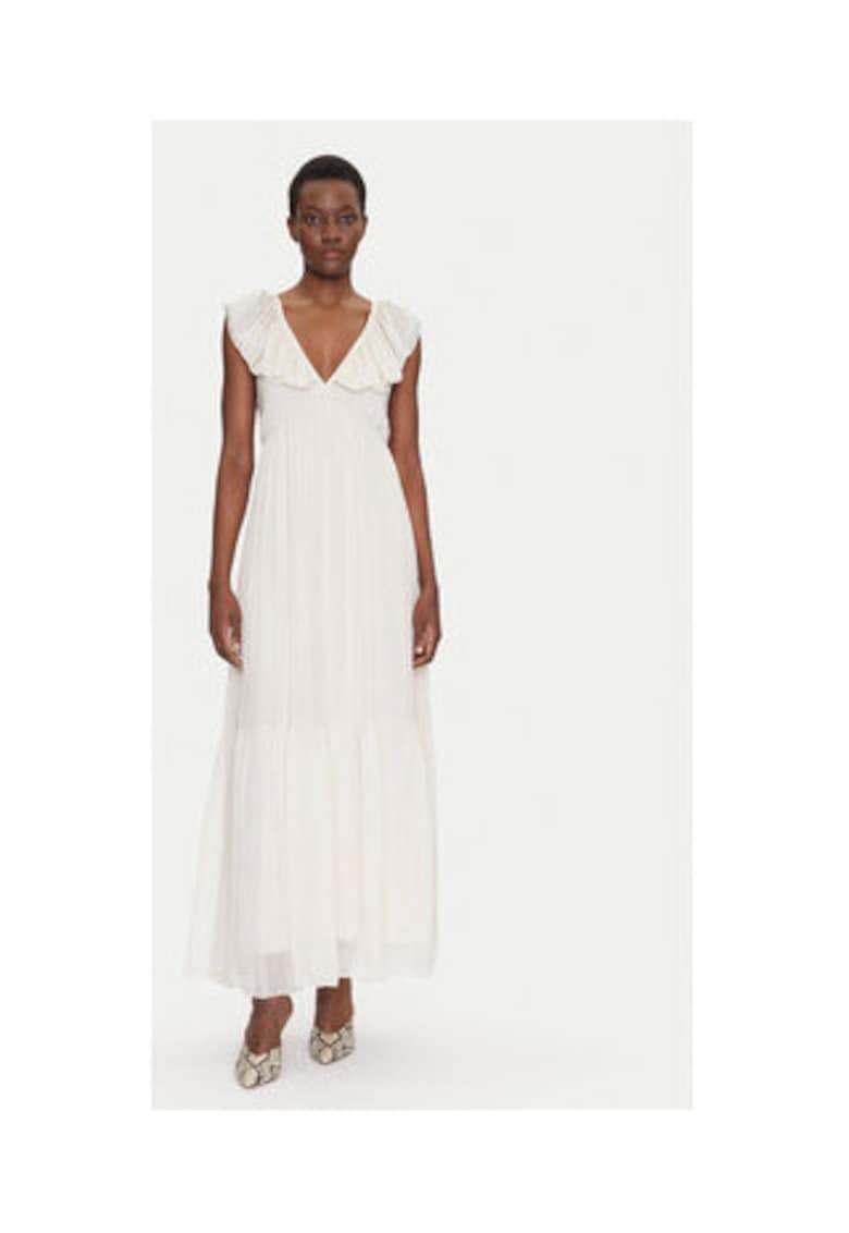 Oferte la Rochie de vara -  bej - 70% viscoza - 30% matase -