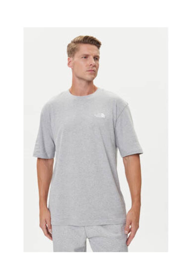 Tricou barbati -  gri - 100% bumbac -