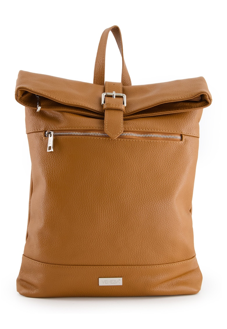 Oferte la Rucsac fashion dama  piele naturala - 2 buzunare externe - 36x32x10cm