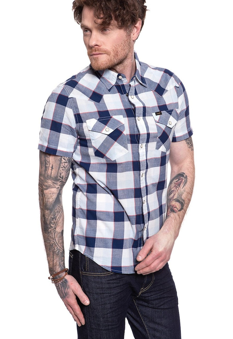 Oferte la Camasa  Slim Fit - alb - Alb/Negru