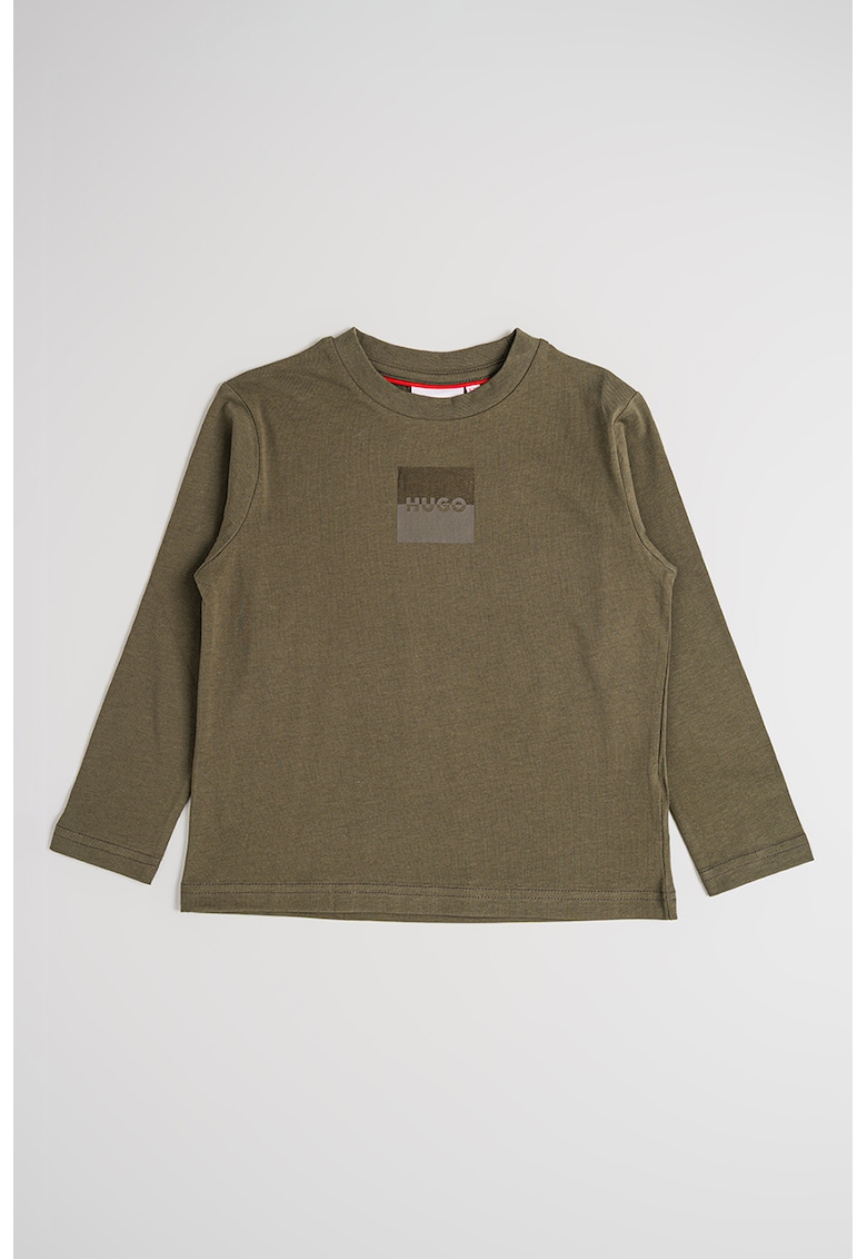 Oferte la Bluza cu imprimeu logo - Kaki