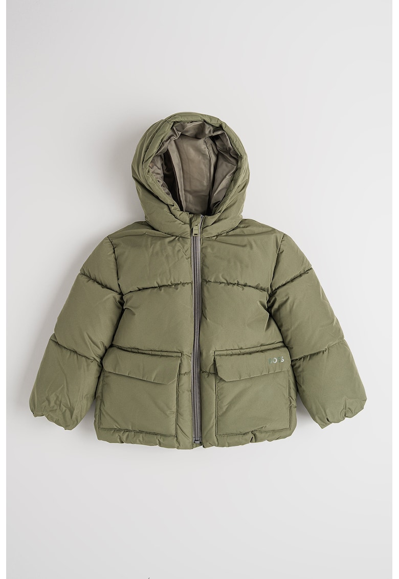 Oferte la Geaca matlasata cu gluga - Verde sparanghel