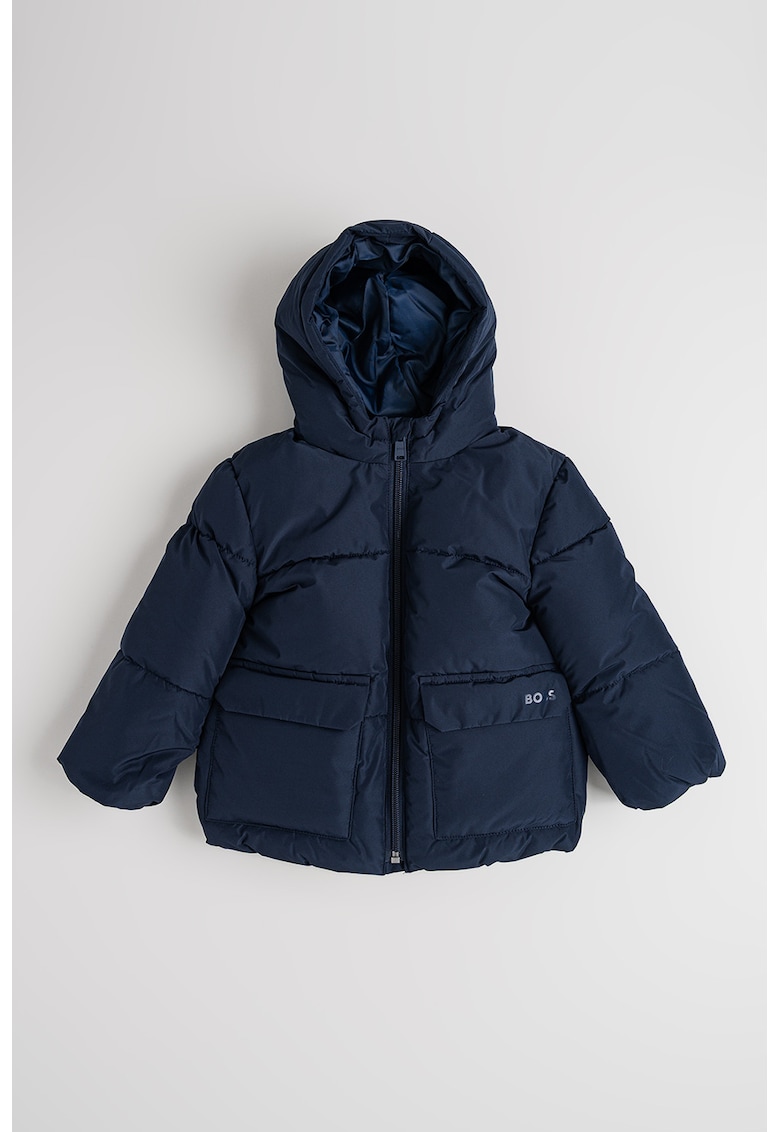 Oferte la Geaca matlasata cu gluga - Bleumarin