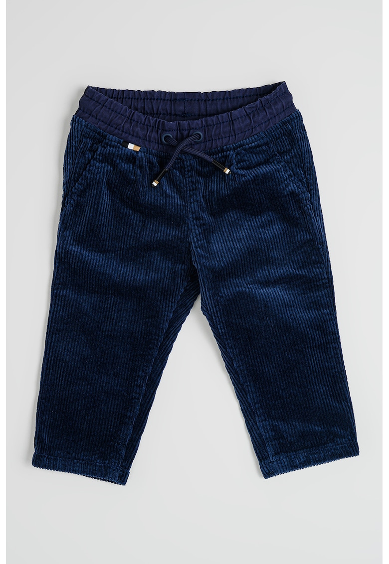Oferte la Pantaloni de reiat cu snur - Bleumarin