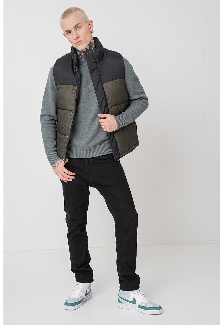Oferte la Vesta cu vatelina si fermoar - Verde/Negru