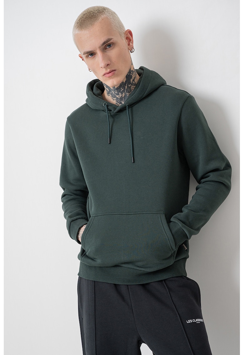 Oferte la Hanorac cu buzunar kangaroo Ceres - Verde englez