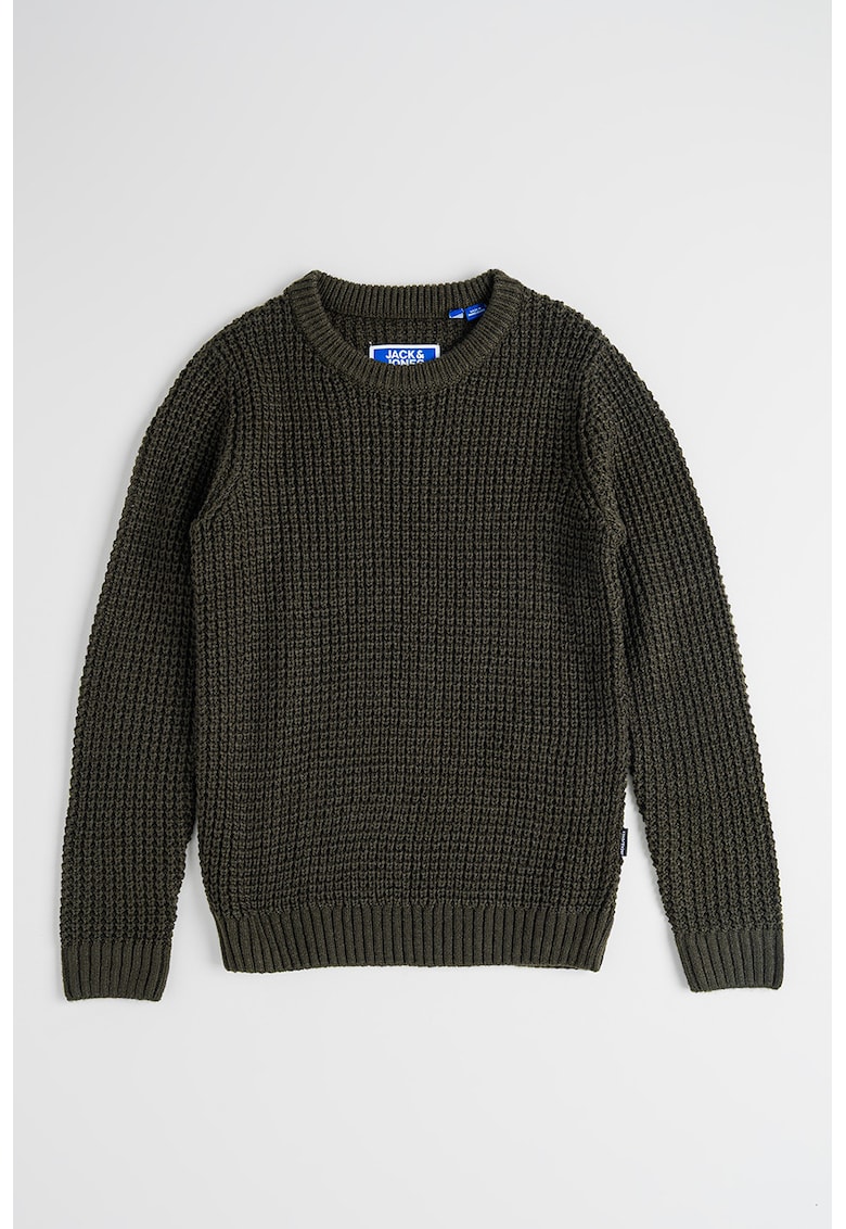 Oferte la Pulover cu aspect texturat - Verde inchis