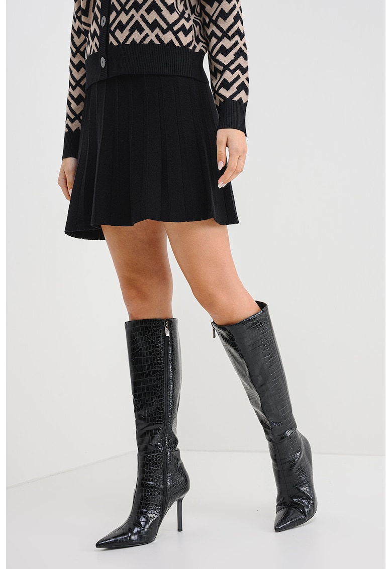 Oferte la Fusta mini evazata - Negru
