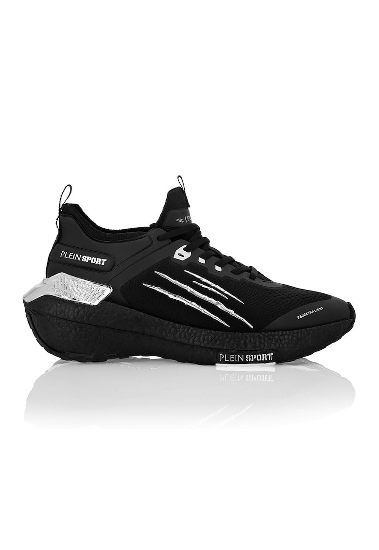 Oferte la Pantofi sport wedge foarte usori Stealth Runner - Negru/Alb murdar