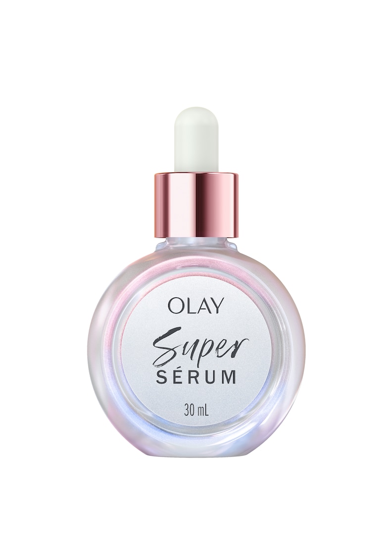 Oferte la Super Ser: 5 Seruri de lux Intr-unul pentru hidratare intensa si luminozitate – imbogatit cu niacinamida - vitamina C - peptide de colagen si AHA - 30 ml