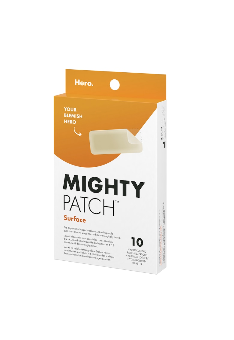 Oferte la Plasturi hidrocoloidali cu acoperire extinsa  Mighty Patch Surface - pentru cosurile de pe fata si corp - 10 bucati