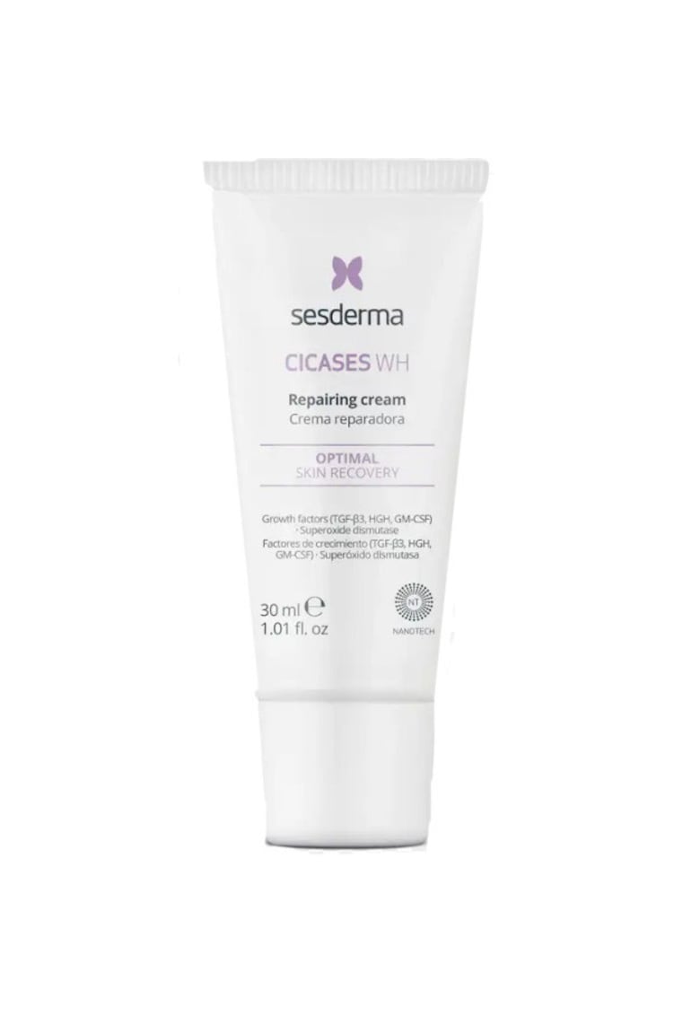 Oferte la Crema reparatoare  CICASES WH - repara și protejeaza pielea sensibila - accelereaza regenerarea pielii - hidrateaza intensiv - 30 ml