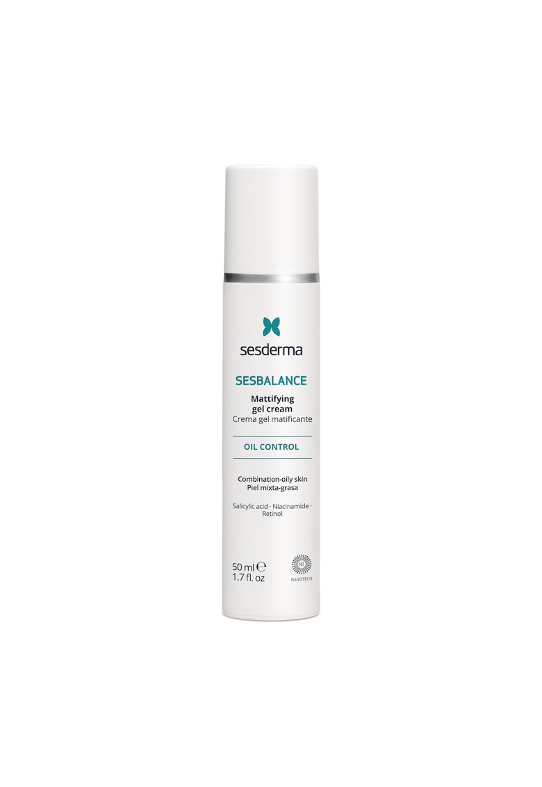 Oferte la Gel-Crema  SESBALANCE - matifiere si reglarea a sebumului - reducere imperfectiuni si porii - hidratare fara pelicula grasa - textura usoara - 50ml