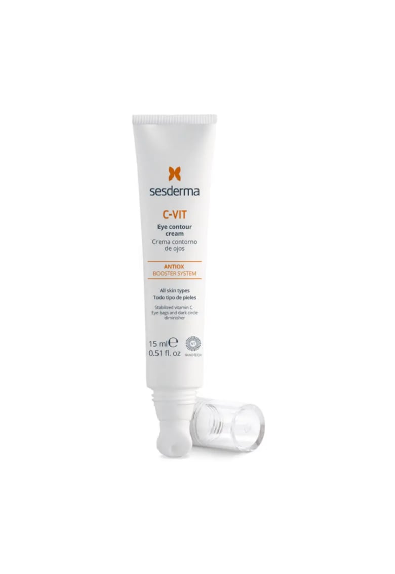 Oferte la Crema pentru conturul ochilor  C-VIT - actiune antioxidanta intensa - reduce cearcanele si edemul de sub ochi - formula cu Vitamina C - tehnologie Nanotech - 15ml