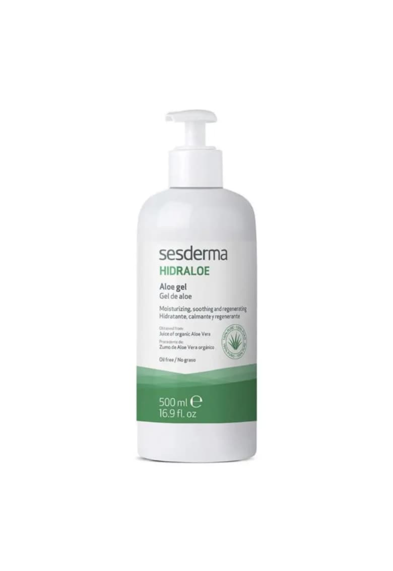 Oferte la Gel  HIDRALOE  - hidratare intensa fara senzatie grasa - calmeaza si regenereaza pielea - potrivit pentru piele sensibila si utilizare zilnica - 500ml