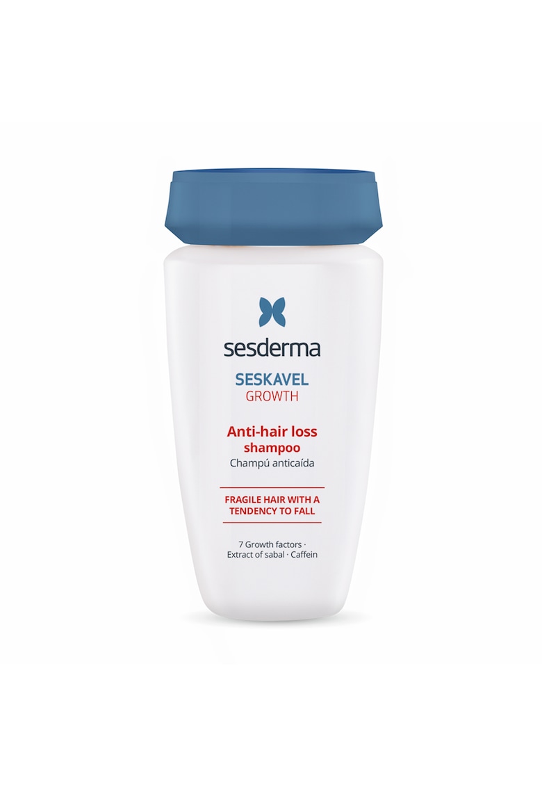 Oferte la Sampon impotriva caderii parului  SESKAVEL Growth - stimuleaza cresterea parului - ofera rezistensa si volum - cu vitamina A si Nanotehnologie - 250ml