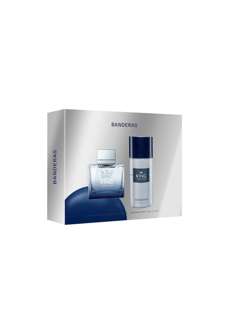 Oferte la Set cadou  King of Seduction: Apa de toaleta - 100 ml + Deodorant spray pentru corp - 150 ml