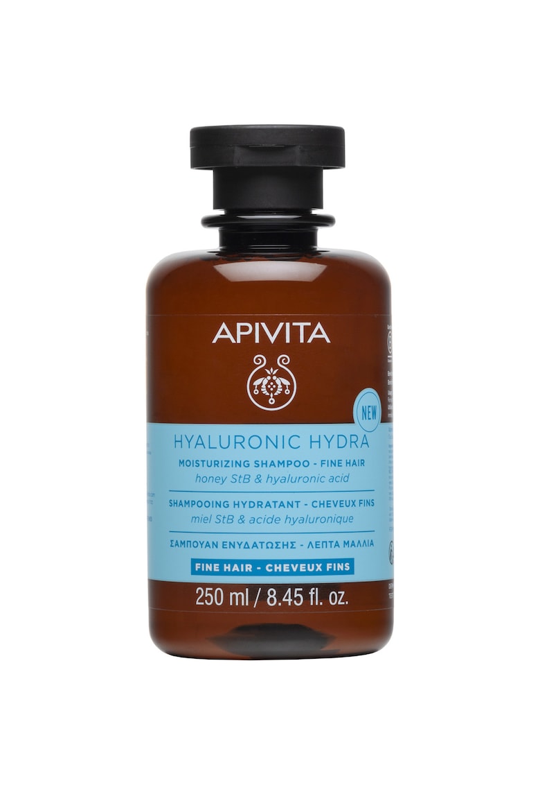 Oferte la Sampon hidratant  pentru par fin - fara sulfati - imbogatit cu miere si acid hialuronic - 250 ml - 250 ml