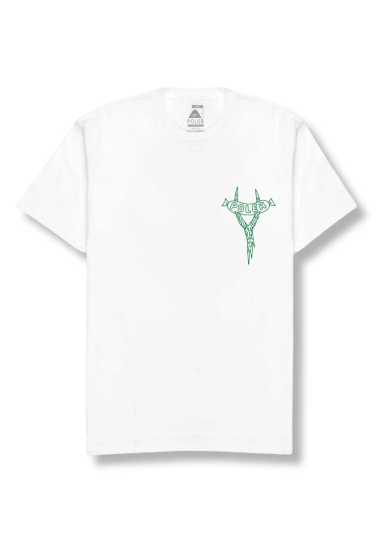 Oferte la Tricou  bumbac alb imprimeu - Alb