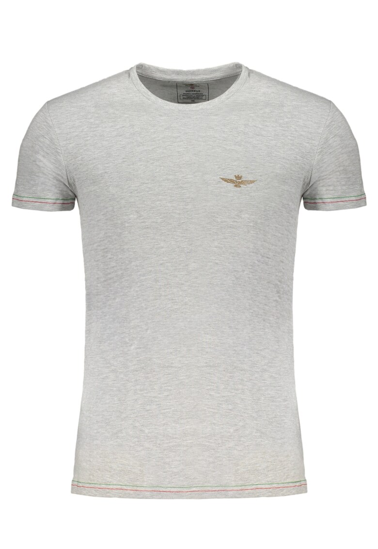 Oferte la Tricou barbati -  95% bumbac - 5% elastan - Gri - SCOTI003J508