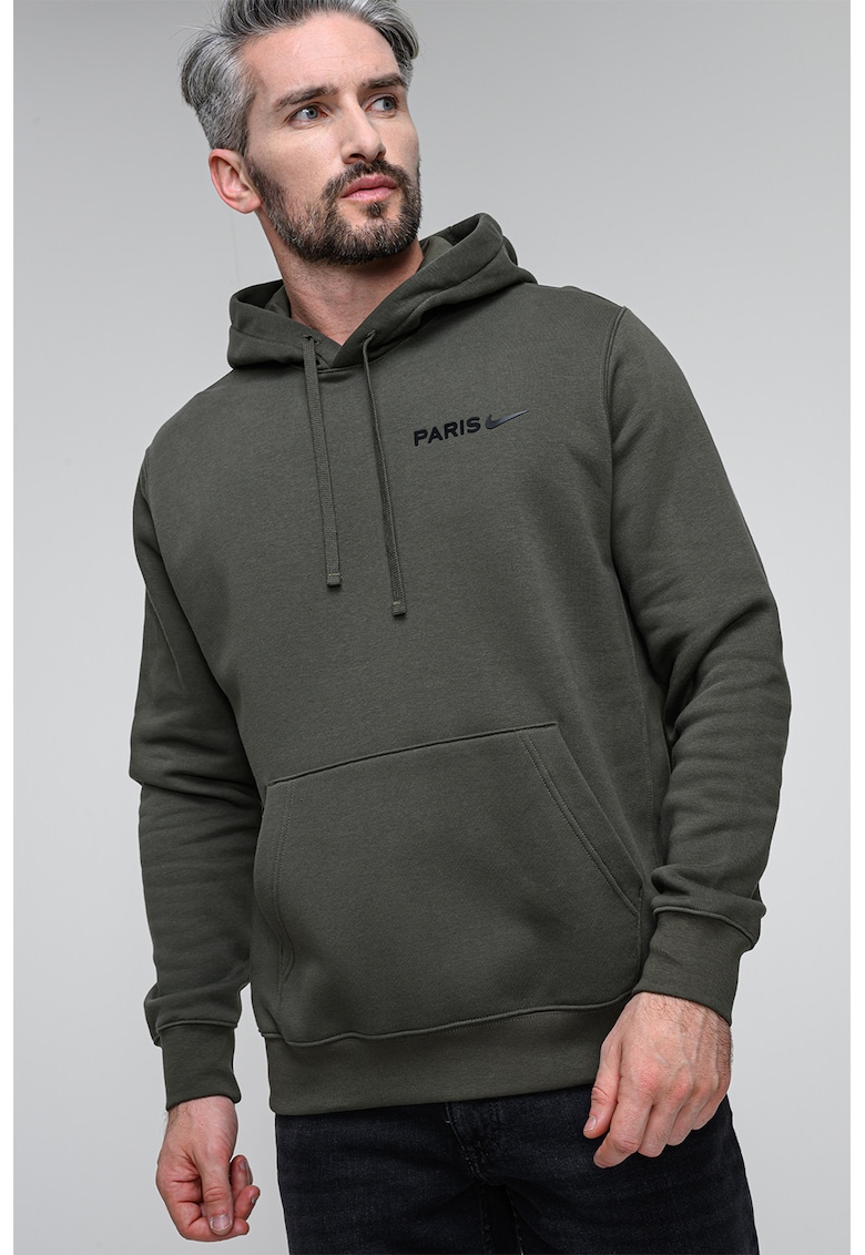Oferte la Hanorac din fleece pentru fotbal Paris Saint-Germain - Kaki inchis