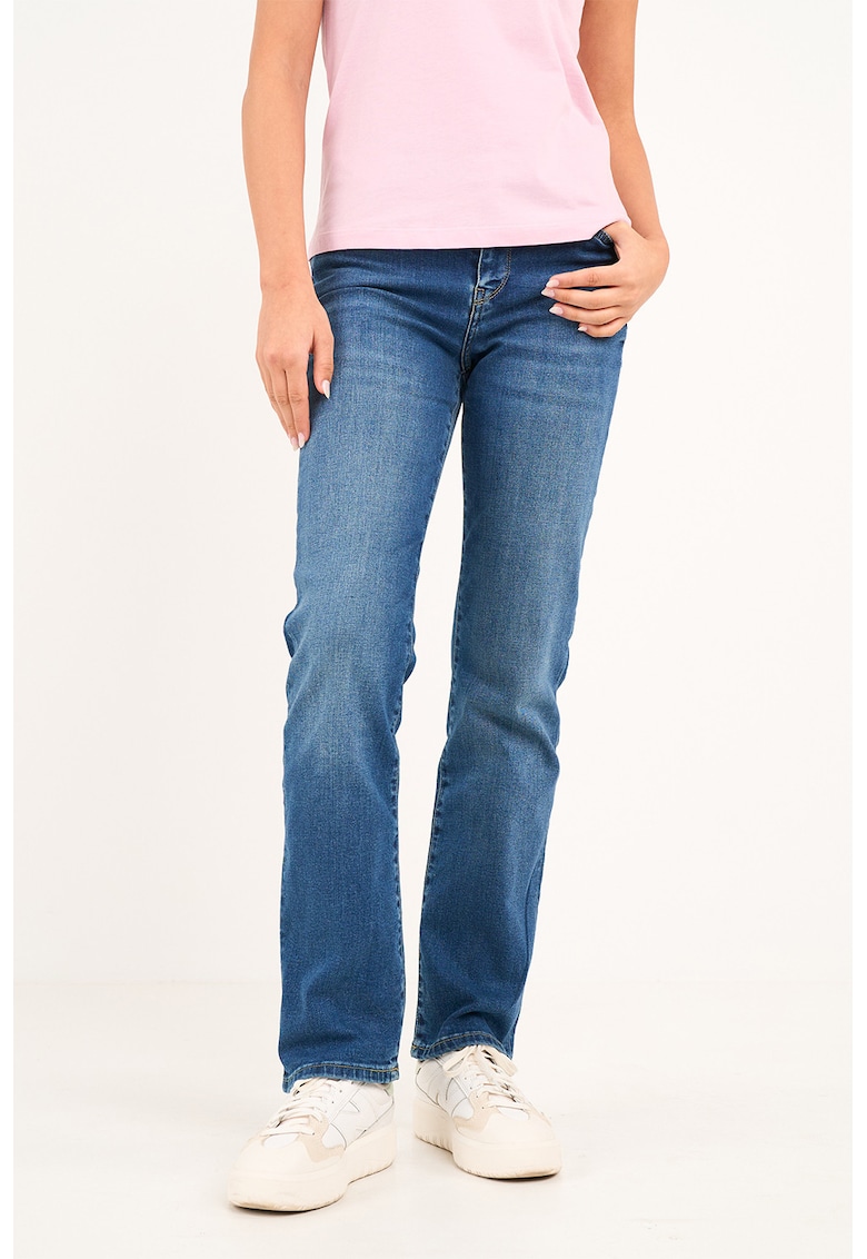 Oferte la Blugi regular-fit cu aspect decolorat - Albastru inchis