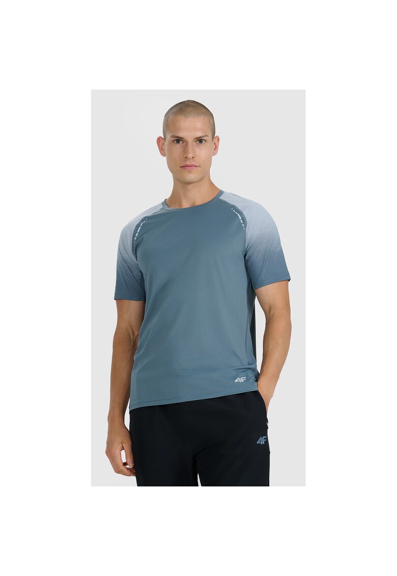 Oferte la Tricou Sport Barbati -  Reflectorizant - Ventilatie Superioara - Uscare Rapida - Confortabil - Argintiu