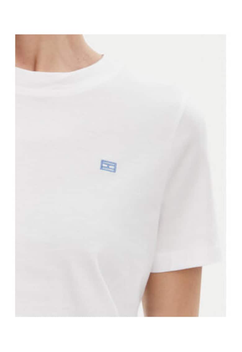 Tricou Dama -  Alb - 100% bumbac -