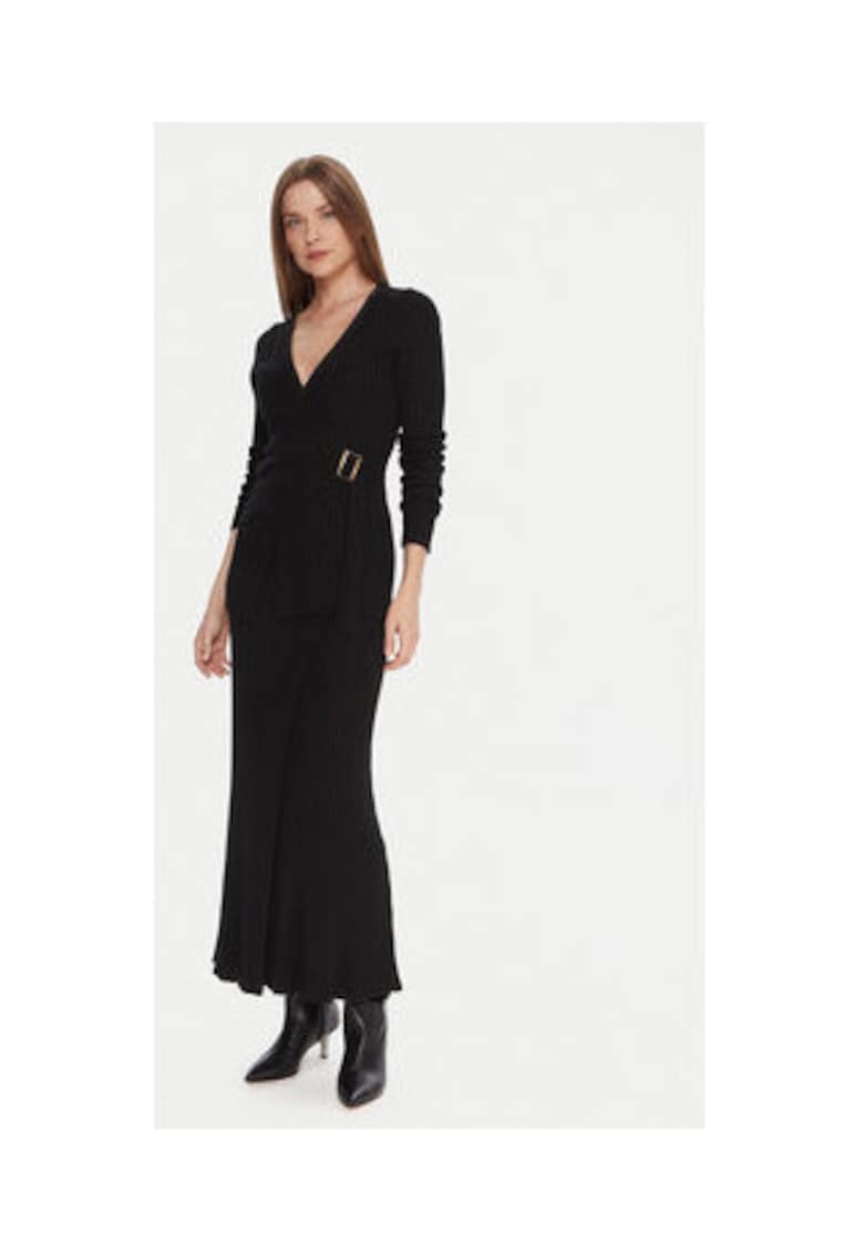 Oferte la Fusta maxi -  neagra - 35% poliamida - 30% viscoza - 30% lana - 5% casmir -