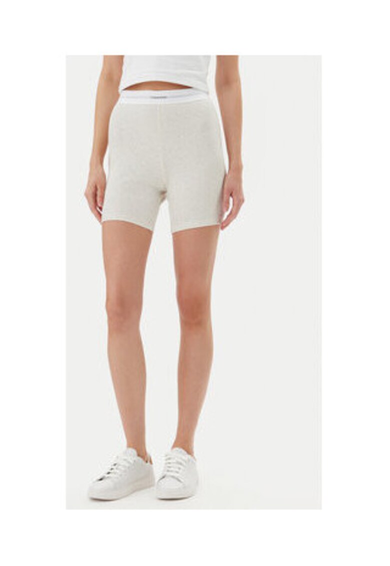 Oferte la Pantaloni scurti de pijama pentru femei -  bumbac/elastan - gri -