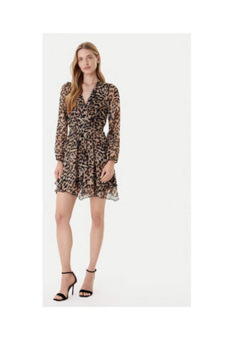 Oferte la Rochie casual Dama -  maro - 100% poliester -